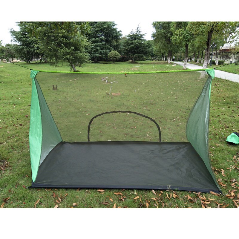 Cheap Goat Tents Ultralight Anti Mosquito Summer Mesh Tent 1  2 Person Portable Rodless Outdoor Camping Tent Inner Mesh Beach Tent 210x120x130cm   